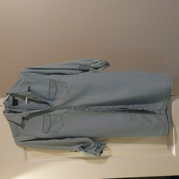 🖤SOLD🖤Denim Button Up Dress - Picture 1 of 4